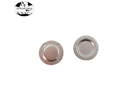 HHC-0792 SPCC Edelstahl rund mit Beulen Batterie kappen Metall abdeckung