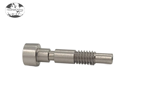 HHC-472 grober Faden Edelstahl Sechseck-Ohr stecker