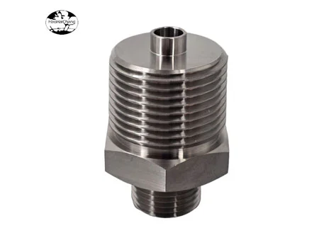 HHC-1129 Nicht-Standard-CNC-Präzisions bearbeitung Reduzier adapter Edelstahl-Hohl bolzen